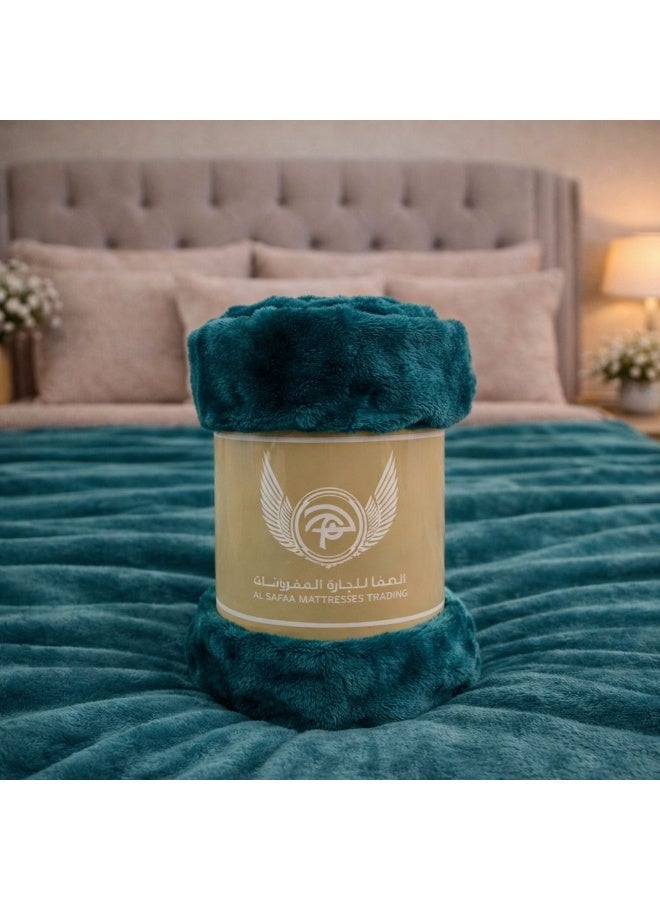 بطانية بابلز مقاس 220*240سم تصميم اسباني - Image 1